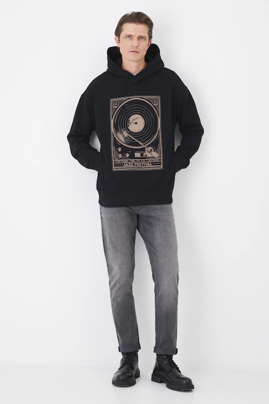 Μπλούζα Medicine RS25.BLM106 μαύρο RS25