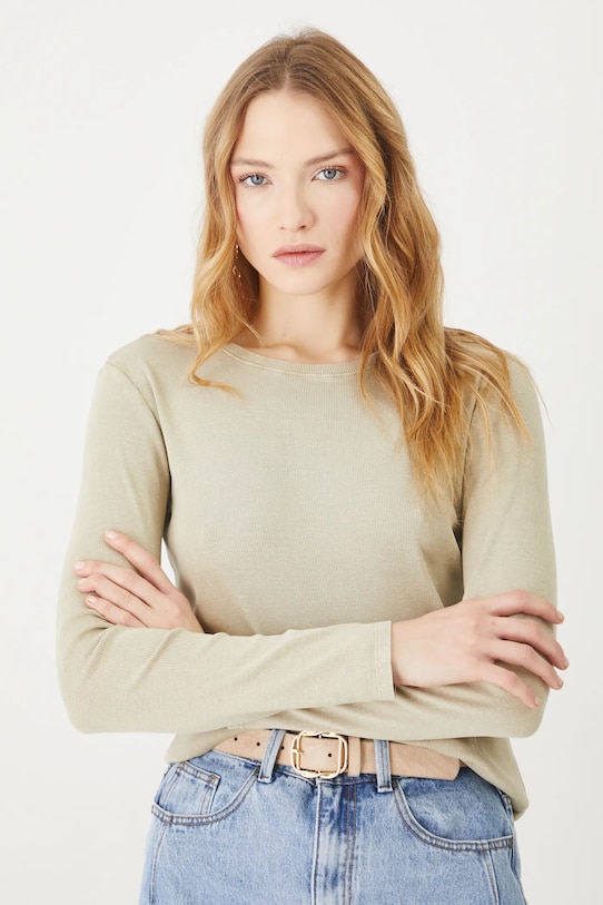 Medicine longsleeve uni verde RS25.BUD040