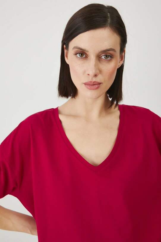 Medicine camicia a maniche lunghe rosso RS25.BUD050