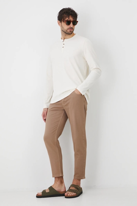 Medicine longsleeve din bumbac RS25.BUM050 bej RS25