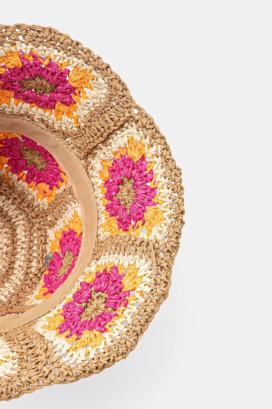 Kapelusz handmade kolor multicolor RS25.CAD722 multicolor