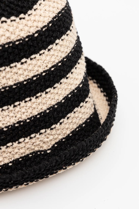 Kapelusz bawełniany damski typu bucket hat kolor multicolor multicolor RS25.CAD901