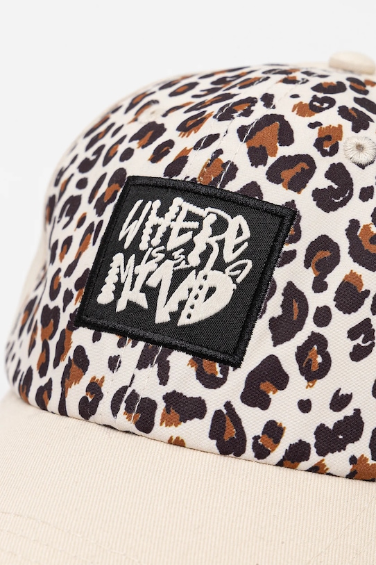 Medicine czapka z daszkiem bawełniana RS25.CAD913 beżowy RS25