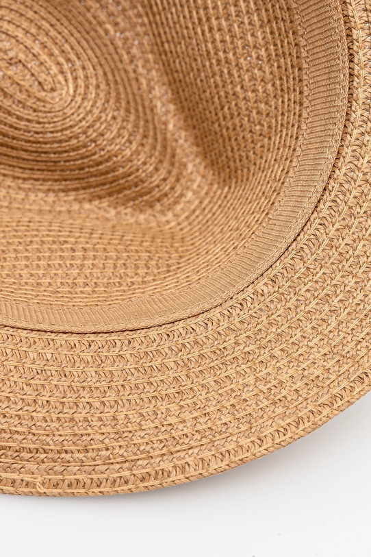 Akcesoria Kapelusz męski z ozdobną aplikacją kolor beżowy RS25.CAM900 beżowy