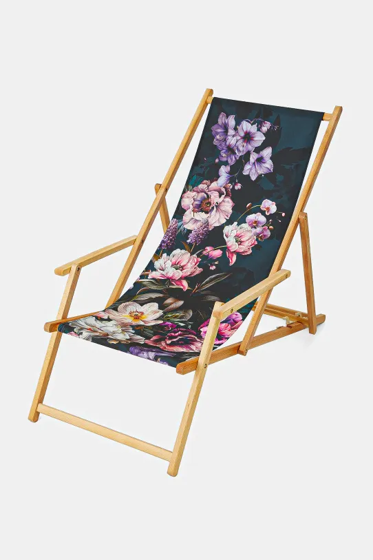 Leżak z podłokietnikami w kwiaty kolor multicolor multicolor RS25.GAU300