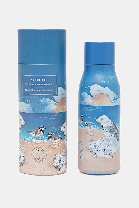 Butelka termiczna z kolekcji Medicine x Słowiński Park Narodowy kolor multicolor RS25.KBUA51 multicolor