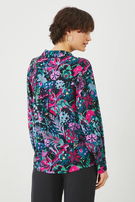 Odzież Koszula damska regular z wiskozy kolor multicolor RS25.KDD070 multicolor