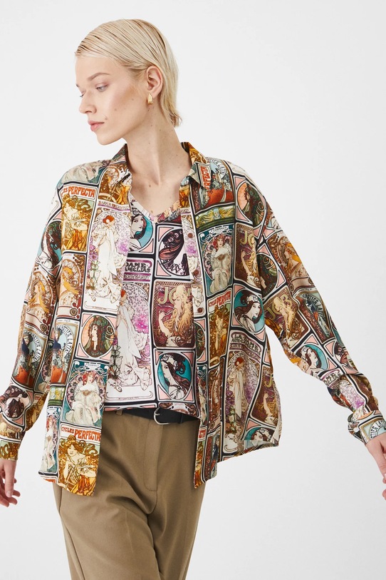 Koszula damska z kolekcji Eviva L'arte kolor multicolor RS25.KDD252 multicolor RS25