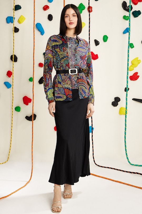 Koszula damska by Natália Junasová, Grafika Polska kolor multicolor casual multicolor RS25.KDD450