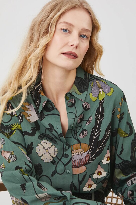Medicine camicia verde RS25.KDD600