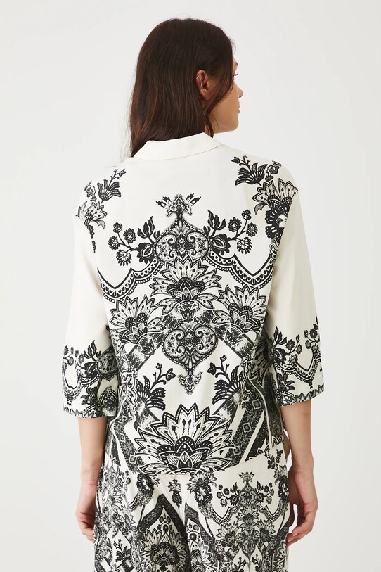 Medicine koszula z domieszką lnu RS25.KDDB00 beżowy RS25