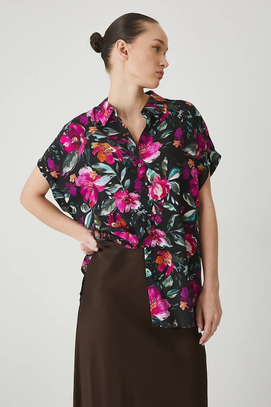 Medicine camasa cu modele negru RS25.KKD071