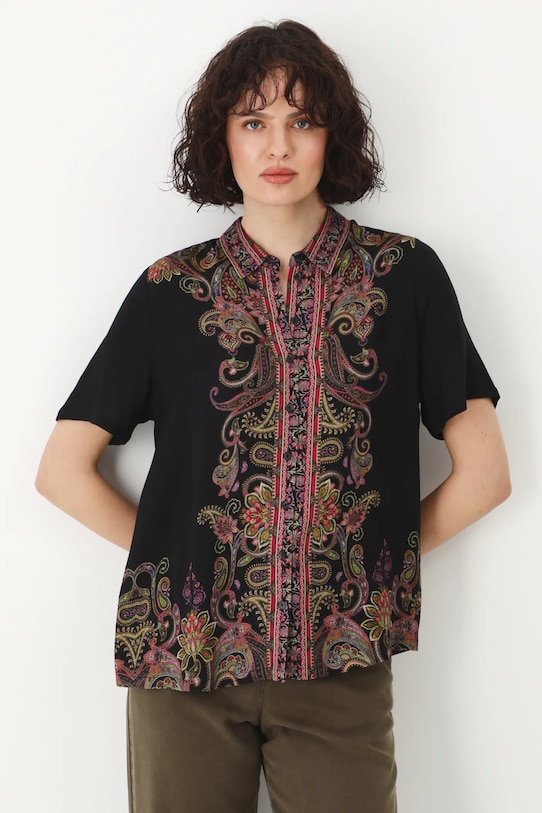 Medicine camasa scurt negru RS25.KKD501