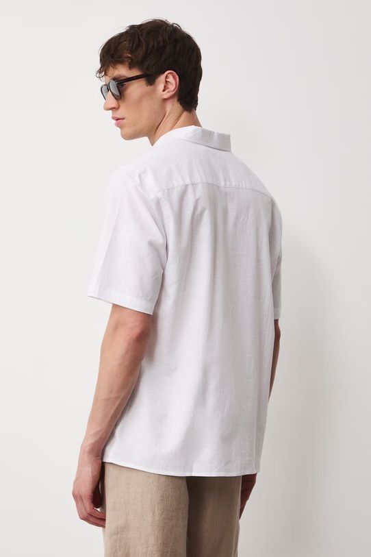 Odjeća Lanena košulja Medicine RS25.KKM070 bijela