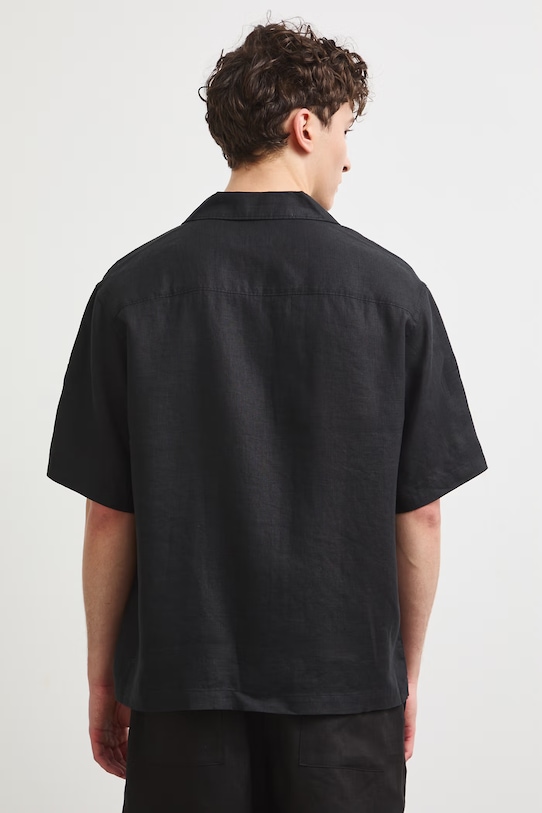 Oblačila Lanena srajca Medicine RS25-KKM090 črna