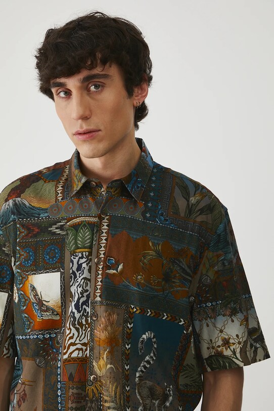 Medicine camasa multicolor RS25.KKM802