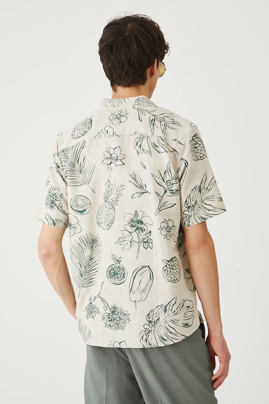 Odzież Medicine koszula lniana RS25.KKMB15 beżowy