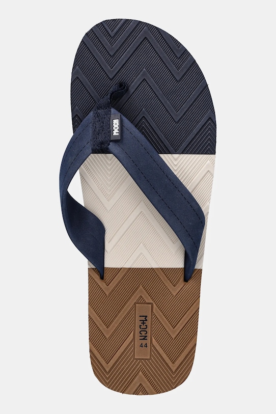 Japonki męskie z fakturą kolor multicolor multicolor RS25.KLM802