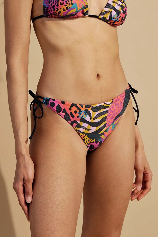Dwuczęściowy strój kąpielowy damski wzorzysty kolor multicolor multicolor RS25.KOD704