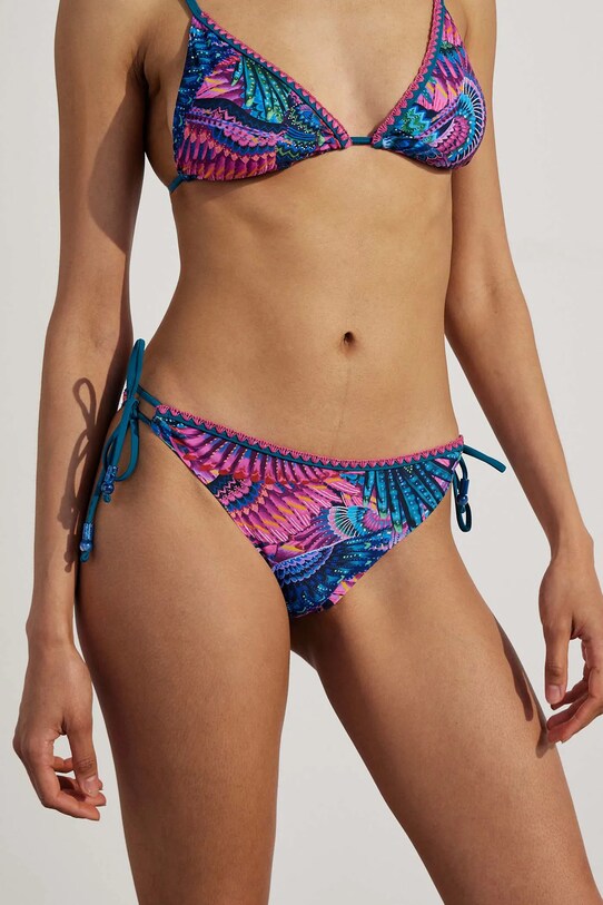 Dwuczęściowy strój kąpielowy damski wzorzysty kolor multicolor multicolor RS25.KOD717