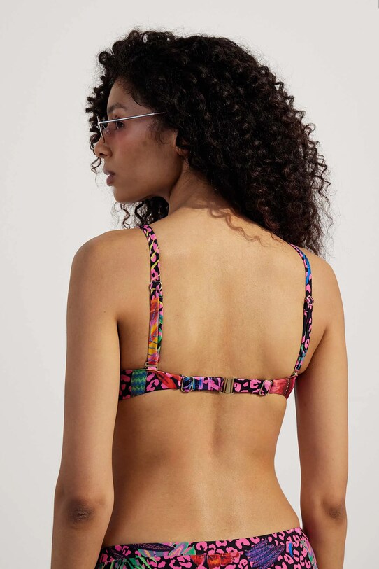 Dwuczęściowy strój kąpielowy damski wzorzysty kolor multicolor RS25.KOD719 multicolor