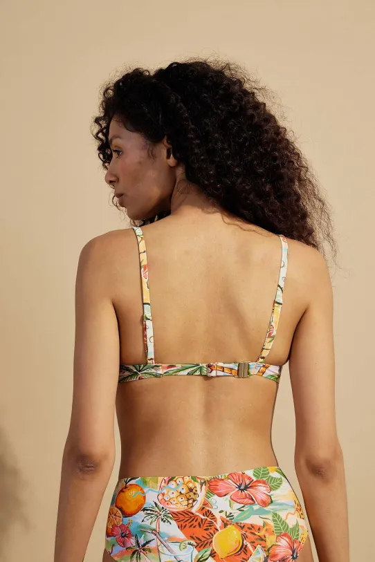 Dvojdielne plavky dámsky so vzorom viac farieb RS25.KOD722 viacfarebná