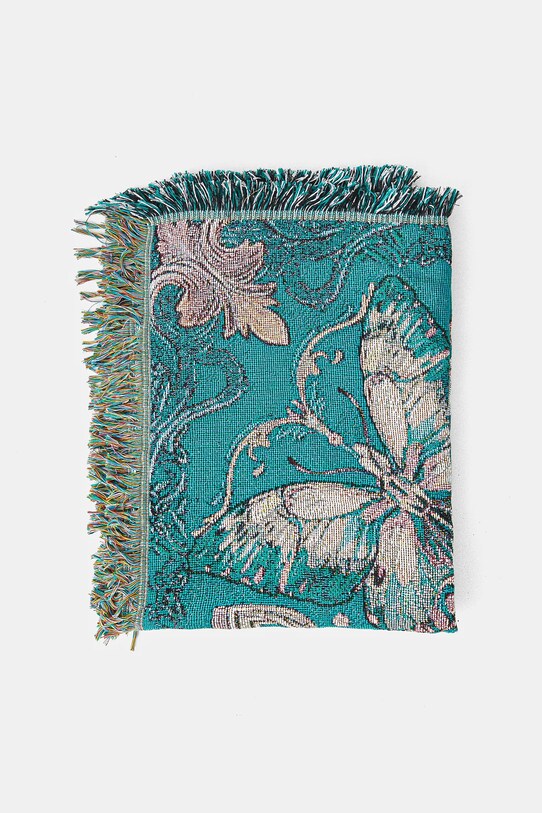 Гостиная и спальня Жаккардовый плед Medicine RS25.KOU252 бирюзовый