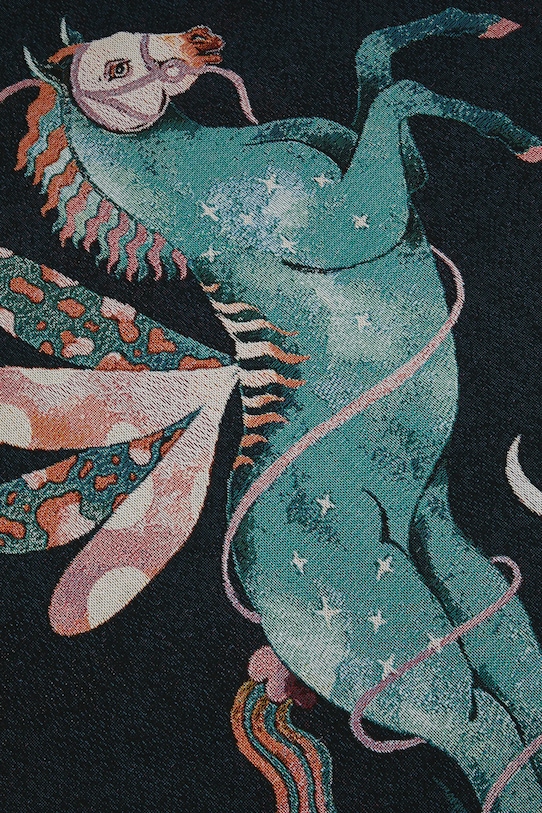 Koc żakardowy wzorzysty 130 x 160 cm kolor multicolor RS25.KOU505 multicolor RS25