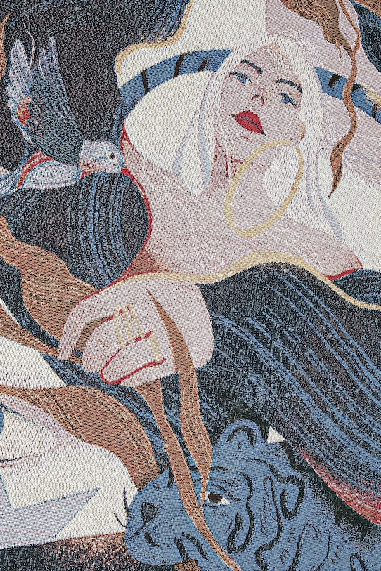 Гостиная и спальня Жаккардовый плед Medicine RS25.KOU650 мультиколор