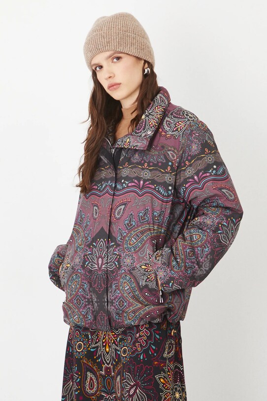 Kurtka damska lekko ocieplana kolor multicolor RS25.KUD100 multicolor RS25