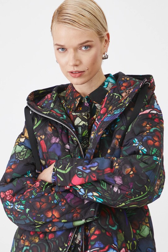Kurtka damska z kolekcji Eviva L'arte kolor multicolor RS25.KUD254