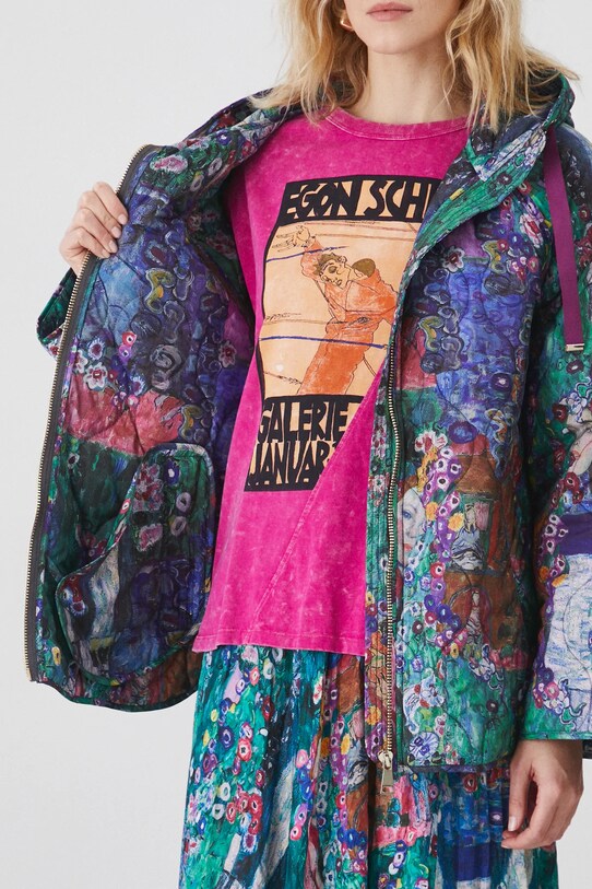 Kurtka damska z kolekcji Eviva L'arte kolor multicolor RS25.KUD254