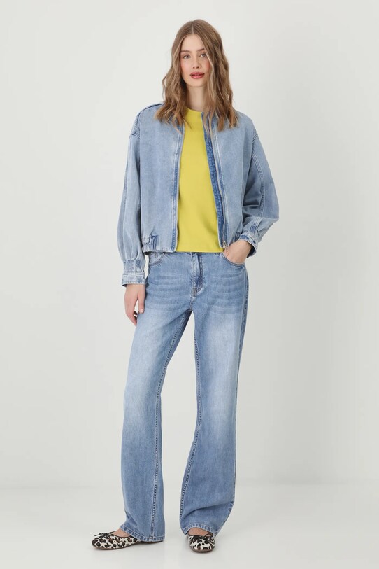 Medicine kurtka bomber jeansowa RS25.KUD505 niebieski RS25