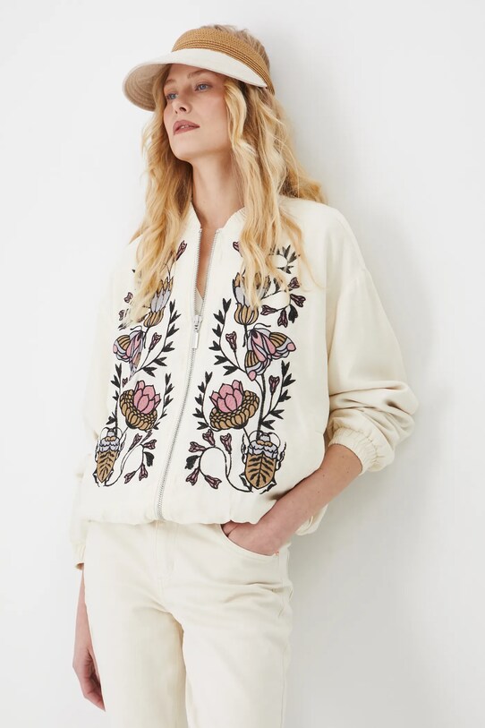 Bomber bunda Medicine béžová RS25.KUD601