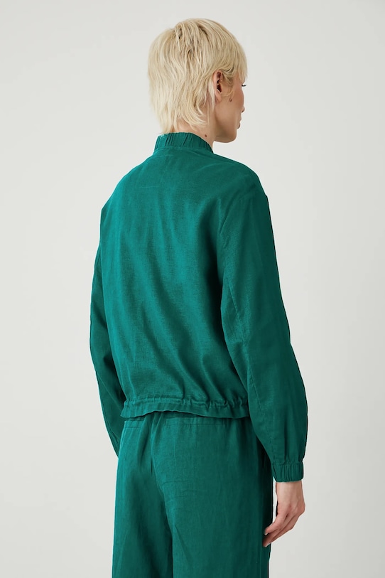 Odzież Medicine kurtka bomber lniana RS25.KUD804 zielony