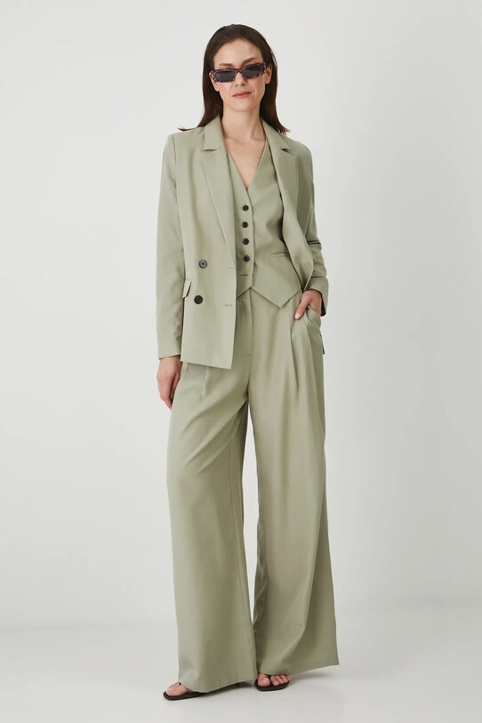 Blazer με μείγμα λινών Medicine RS25.KZD900 πράσινο RS25