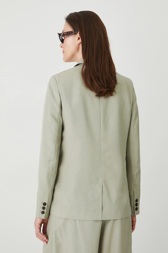 Ρούχα Blazer με μείγμα λινών Medicine RS25.KZD900 πράσινο