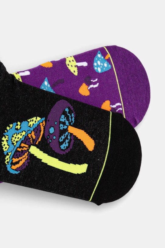 Odzież Skarpetki (2-pack) damskie w grzyby i żaby kolor multicolor RS25.LGD109 multicolor