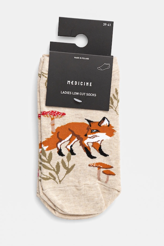 Oblečení Bavlněné ponožky dámské se zvířecím motivem (2-pack) více barev RS25.LGD702 vícebarevná