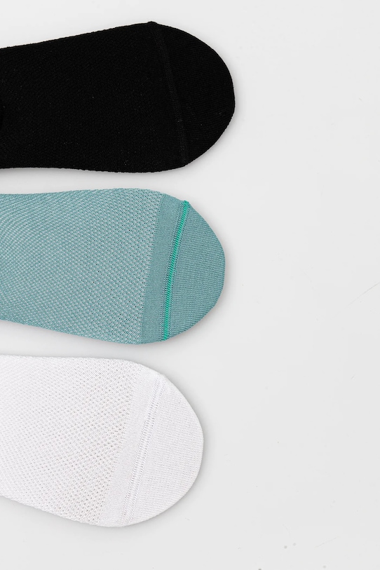 Skarpetki bawełniane damskie gładkie (3-pack) kolor multicolor RS25.LGD706 multicolor RS25