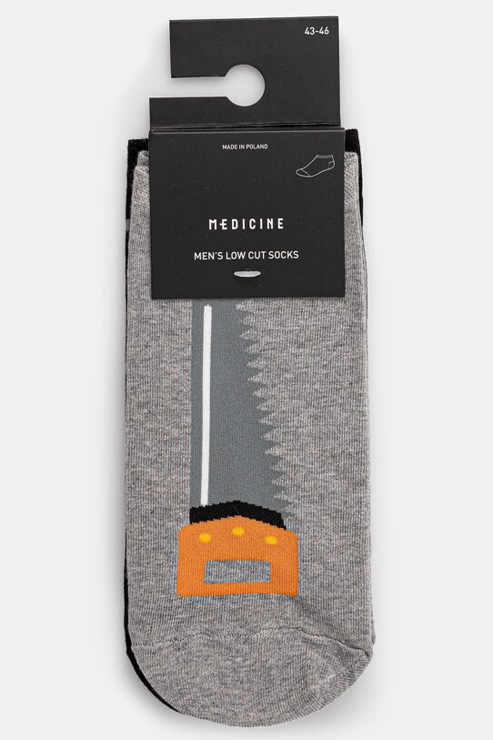 Oblečení Bavlněné ponožky pánské s motivem nářadí (2-pack) více barev RS25.LGM510 vícebarevná