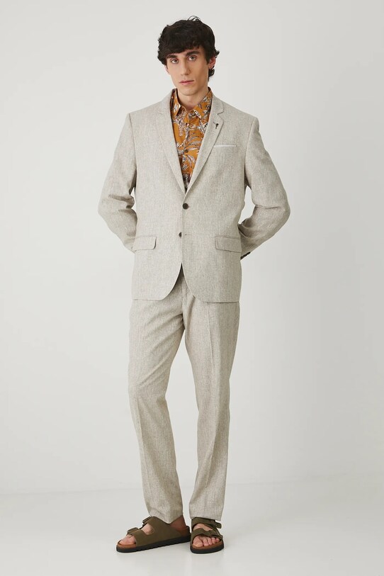 Medicine blazer din amestec de in RS25.MKM821 maro RS25