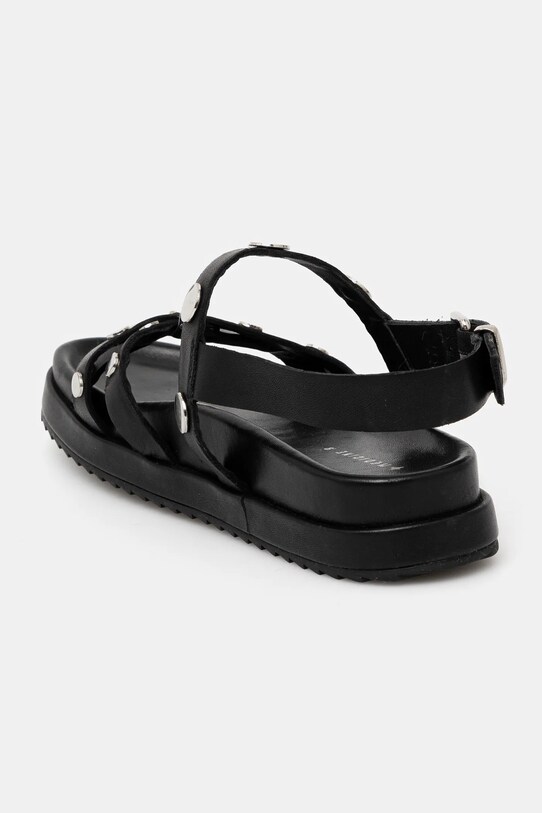 Încălțăminte Medicine sandale de piele RS25.OBD513 negru
