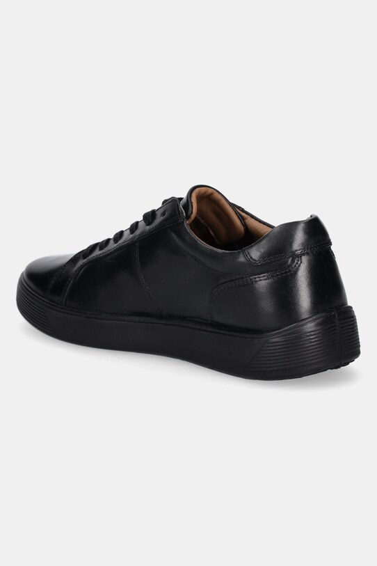 Kožené sneakers boty s pružnou podrážkou černá barva černá RS25.OBM304