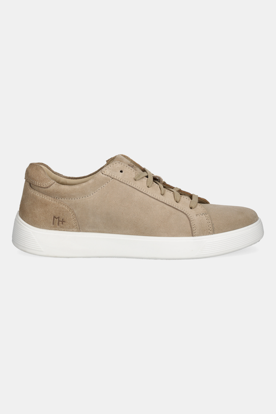 Boty Semišové sneakers boty s pružnou podrážkou béžová barva RS25.OBM305 béžová