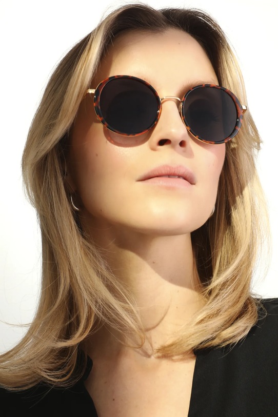 Sluneční brýle dámské s polarizací černá barva RS25.OKD302