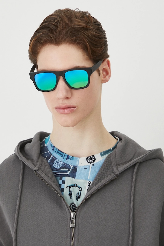 Okulary przeciwsłoneczne męskie z polaryzacją i powłoką Revo kolor multicolor lustrzana multicolor RS25.OKM900