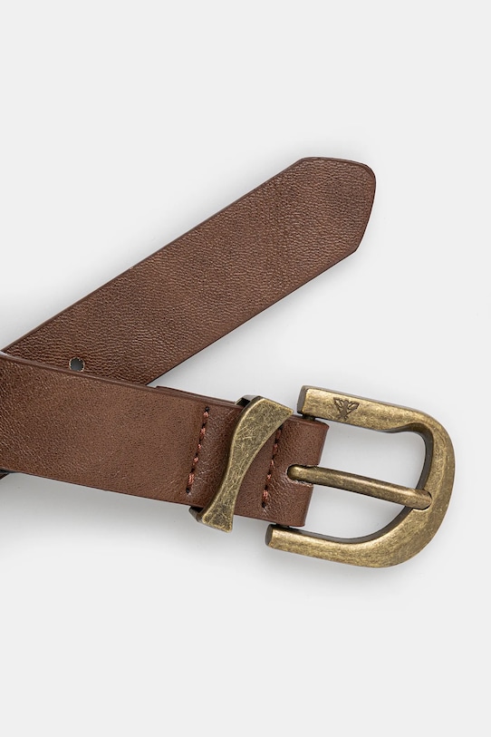 Pasek damski ze skóry ekologicznej kolor brązowy RS25.PAD509 brązowy RS25