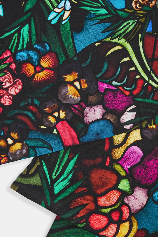 Komplet pościeli bawełnianej 200 x 200 cm z kolekcji Eviva L'arte kolor multicolor RS25.PCU253 multicolor RS25