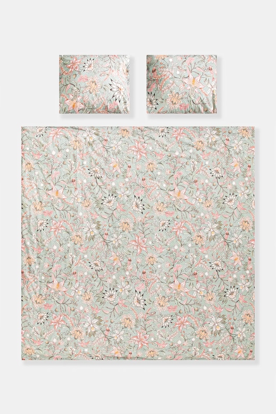 Sada bavlněných povlečení se vzorem, 200 x 200 cm zelená barva RS25.PCU502 zelená RS25